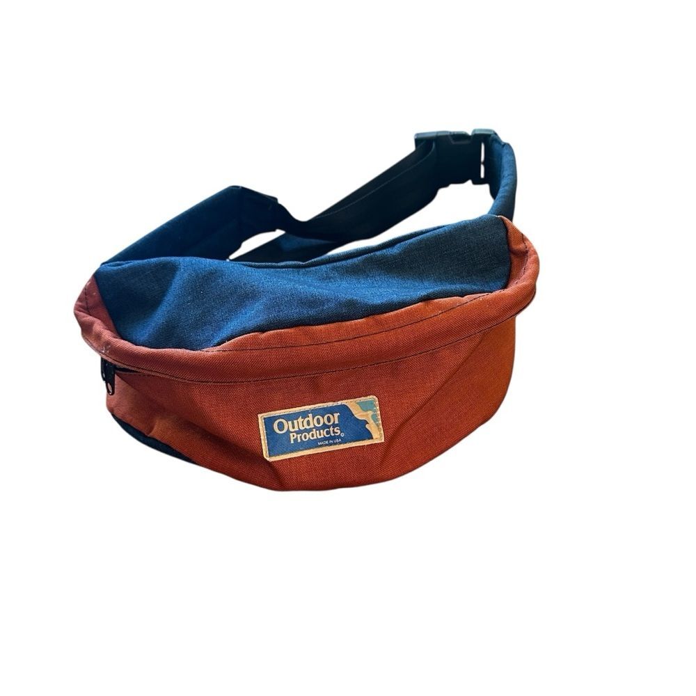 VTG Outdoor Products Blue and Orange Fanny Pack Made in USA